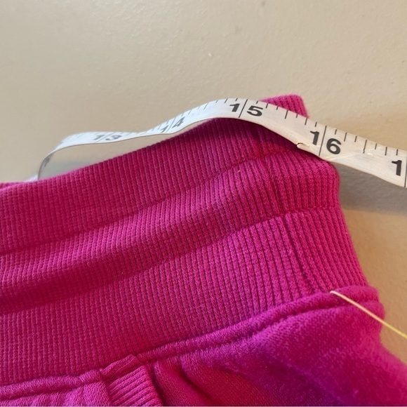 NWT All in Motion high rise fleece shorts berry purple size large - Picture 8 of 11